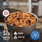 Mountain House Cheesy Beef Enchilada Bowl | Freeze Dried Backpacking & Camping Food | Gluten-Free | 2 Servings