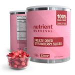 Freeze-Dried Strawberries – Premium Sliced | #10 Can | 25-Year Shelf Life | Emergency Food & Clean Snacking