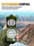 Compass for Military use Camping Survival Glow in The Dark Military Survival Gearfor for Hiking, Camping,Backpacking, Outdoor Activities - Best Survival Gifts Pack（Style C）