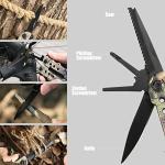 MOSSY OAK Multitool, 13-in-1 Folding Multi Tool Plier with Nylon Sheath, Stainless Steel Camo EDC Tool, Portable Pocket Knife for Camping, Survival, Hunting, Hiking, Outdoor & Christmas Gifts for Men