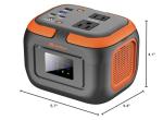 Portable Power Station 120W, 110V Power Bank with AC Outlet, Portable Generator 97.6Wh External Lithium Battery Pack with USB C Input for Camping Home Van Life Adventure Backup