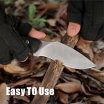 REAT Fixed Blade Knife with Kydex Sheath, 4" D2 Steel Blade with Full Tang Desgin,Ergonomic G10 Handle, EDC Knife for Hunting,Camping,Survival,Gift for Men,Christmas Stocking Stuffers