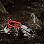 Fire Starter Survival Tool, Ferro Rod Fire Starter Kit & Backpacking Multitool, Fire Starter Survival (Red, Length:3.15"(8cm) Diameter:1/3"(8mm))