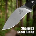 REAT Fixed Blade Knife with Kydex Sheath, 4" D2 Steel Blade with Full Tang Desgin,Ergonomic G10 Handle, EDC Knife for Hunting,Camping,Survival,Gift for Men,Christmas Stocking Stuffers