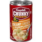 Campbell's Chunky Soup, Creamy Chicken and Dumplings Soup, 18.8 Oz Can