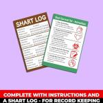 Shart Survival Set - Funny Gag Gift 2025 Boyfriend Gifts Includes Disposable Underwear, Hazmat Bag, Wet Wipe and More! Unique Stocking Suffers for Men Birthday Husband Teens Potty Humor Prank Him Fart