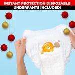 Shart Survival Set - Funny Gag Gift 2025 Boyfriend Gifts Includes Disposable Underwear, Hazmat Bag, Wet Wipe and More! Unique Stocking Suffers for Men Birthday Husband Teens Potty Humor Prank Him Fart