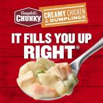 Campbell's Chunky Soup, Creamy Chicken and Dumplings Soup, 18.8 Oz Can