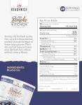 READYWISE - Simple Kitchen Freeze Dried Whole Blueberries, 28 Servings, Vegan, Gluten Free, Fruit Snacks, Emergency Supplies, Dehydrated Fruit, Blueberries