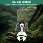 Eyeskey Precision Sighting Navigation Compass | Adjustable Magnifier & Lockable Dial | Impact Resistant & Waterproof for Hiking, Camping