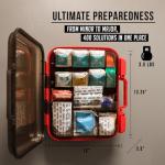 EVERLIT 400 Pcs OSHA/ANSI Compliant First Aid Kit Type III Class A Medical Kit Professional Med Kit Supplies for Contractors, Warehouse, Office, School, Home, Disaster, Car, Business, Restaurant