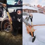 KOLEIYA 41 Inch Round Point Shovel for Digging,Heavy Duty Garden Shovel with D-Handle,Wooden Handle,Ideal for Gardening,Landscaping,Beach,and Snow Removal