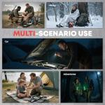 242Pcs Survival First Aid Kit Molle System IFAK Medical Kit for Camping Hiking Hunting Car&Home Emergency, Earthquake Preparedness Lightweight Tactical Kit for Outdoor Enthusiasts (Red)