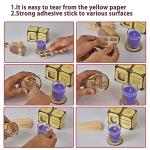 60 Pcs Match Striker Paper with Adhesive, 3 Sizes of Matches Sticker Striker for Match Holder, Matches for Candles, Matches Box Bulk, Matches in A Jar with Striker, Decorative Match Cloche