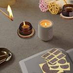 60 Pcs Match Striker Paper with Adhesive, 3 Sizes of Matches Sticker Striker for Match Holder, Matches for Candles, Matches Box Bulk, Matches in A Jar with Striker, Decorative Match Cloche