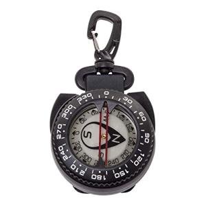 Trident Retractor Compass with Gate snap, Waterproof Oil Filled Compass for Scuba, Camping, Kayaking and Outdoor Sports