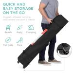 Best Choice Products 10x10ft 1-Person Setup Pop Up Canopy Tent Instant Portable Shelter w/ 1-Button Push, Case, 4 Weight Bags - Black