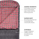 TETON Sports Celsius XXL 0 Degree Sleeping Bag - 0˚F Cold-Weather Sleeping Bag for Adults– Camping Made Easy….and Warm. Compression Sack Included