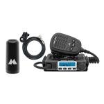 Midland® – MXT115VP3-15 Watt GMRS MicroMobile® Two-Way Radio - Off Roading Outdoor Farm - Extended 3dB gain Universal Lip Mount Antenna Dustproof Noise-Canceling Microphone - 8 Repeater Channels