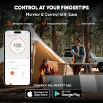 Jackery Explorer 1000 v2 Portable Power Station,1070Wh LiFePO4 Battery,1500W AC/100W USB-C Output, 1 Hr Fast Charge, Solar Generator for Camping,Emergency, RV, Off-Grid Living(AC Cable Included)