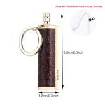 BIASTNR Permanent Match,Keychain Matchstick Fire Starter Immortal Lighter,Flint Match Stick Kerosene Refillable Lighter for Outdoor Camping Survival,Dark red