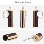 BIASTNR Permanent Match,Keychain Matchstick Fire Starter Immortal Lighter,Flint Match Stick Kerosene Refillable Lighter for Outdoor Camping Survival,Dark red