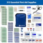 First Aid Only 313 Piece Home & Go Emergency First Aid Kit (91081)