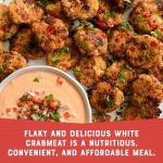 Bumble Bee White Flake Crab Meat in Water, 6 oz Can - 16g Protein & 1g Carb Per Serving - Wild Caught, Flaky, Drain Before Use, 6 Ounce (Pack of 1)