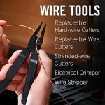 LEATHERMAN, Rebar Multitool with Premium Replaceable Wire Cutters and Saw, Black