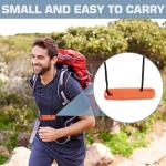 VitarayX Fire Starter Kit – Lightweight Waterproof Magnesium Ferro Rod with Waxed Jute Rope for Camping, Hiking, Survival – Gift for Men (Orange)