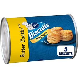 Pillsbury Flaky Layers Butter Tastin' Canned Biscuits, 5 Ct, 6 oz