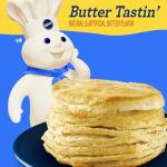 Pillsbury Flaky Layers Butter Tastin' Canned Biscuits, 5 Ct, 6 oz