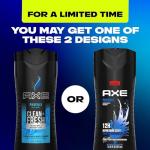 AXE Body Wash 12h Refreshing Scent Phoenix Crushed Mint and Rosemary Men's Body Wash with 100 percent Plant-Based Moisturizers 16 oz