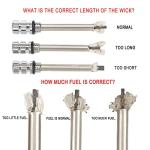 YUSUD Permanent Match, Flint Fire Starter Never Ending Match Keychain Lighter with Bottle Opener, Forever Waterproof Matches Strike Anywhere, Survival Cool Lighters for Camping (Fuel Not Included)