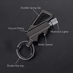 YUSUD Permanent Match, Flint Fire Starter Never Ending Match Keychain Lighter with Bottle Opener, Forever Waterproof Matches Strike Anywhere, Survival Cool Lighters for Camping (Fuel Not Included)