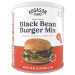 Augason Farms Black Bean Burger Mix, 38 Servings