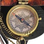 MAI Pocket Compass For Hiking, Survival Instrument Antique 'So You Can Always Find Your Way Back Home' Engraved Camping Pocket Compass Nautical Vintage Navigation Outdoor By