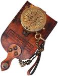 MAI Pocket Compass For Hiking, Survival Instrument Antique 'So You Can Always Find Your Way Back Home' Engraved Camping Pocket Compass Nautical Vintage Navigation Outdoor By