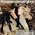 Fire Starter, Traditional Magnesium Ferro Rod, 20,000+ Strikes, Beech Handle, Survival Igniter with Neck Waxed Fire Tinder Paracord (28inch) & 6-in-1 Multi-Tool Striker-2 Packs