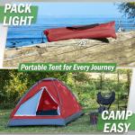 Lightweight 2 Person Camping Tent with Rain Fly