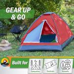 Lightweight 2 Person Camping Tent with Rain Fly