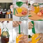 Toowood Canning Supplies Boxed Set, Canning kit, Stainless Steel CanningSet, Canning Supplies Starter kit, Jar Lifter, Folding Rack, Tongs, Multifunctional Canning Tools, Funnel for Mason Jars