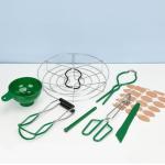 Toowood Canning Supplies Boxed Set, Canning kit, Stainless Steel CanningSet, Canning Supplies Starter kit, Jar Lifter, Folding Rack, Tongs, Multifunctional Canning Tools, Funnel for Mason Jars