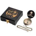 Trust in The Lord Compass - Proverbs 3: 5-6 Engraved Compasses, Wood Box Greeting, Inspirational Gift Men, Christian Boys Baptism Gifts, Graduation Day with Wooden Box