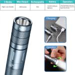 Camping Survival Kits, 9 in 1 Multitool Survival Kit with Flashlight, Fire Starter, Whistle, Glass Breaker, Compass, Paracord, EDC Stocking Stuffers and Gifts for Men Women (Gray)