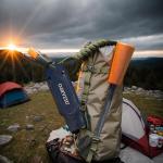 JHZABPO Ferro Rod Survival Kit, Flint Fire Starter Kit, Flint and Steel Fire Starter, Fire Starter Survival Tool, Fast Fire Stick with Survival Whistle