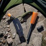 JHZABPO Ferro Rod Survival Kit, Flint Fire Starter Kit, Flint and Steel Fire Starter, Fire Starter Survival Tool, Fast Fire Stick with Survival Whistle