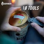 Gerber Gear Lockdown Pry 10-in-1 Multitool EDC Pocket Knife with Pry Bar for Survival, Hunting and Fishing, Gifts for Men