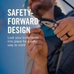 LEATHERMAN, Skeletool CX, 7-in-1 Lightweight, Minimalist Multi-Tool for Everyday Carry (EDC), Home, Garden & Outdoors, Nightshade Blue