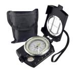 AOFAR Military Compass AF-4580 Black Lensatic Sighting Navigation, Waterproof and Shakeproof with Map Measurer Distance Calculator, Pouch for Camping, Hiking, Hunting, Backpacking